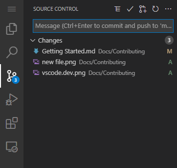 git changes